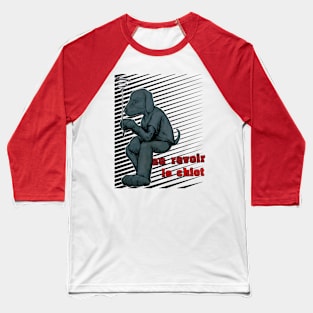 Goodbye Doggie - moody french version Baseball T-Shirt